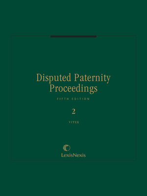 cover image of Disputed Paternity Proceedings